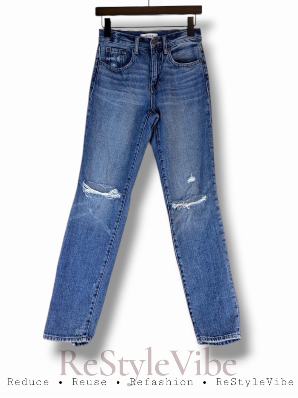 PISTOLA Women’s Size 24 Denim Jeans High Rise Style Straight Fit